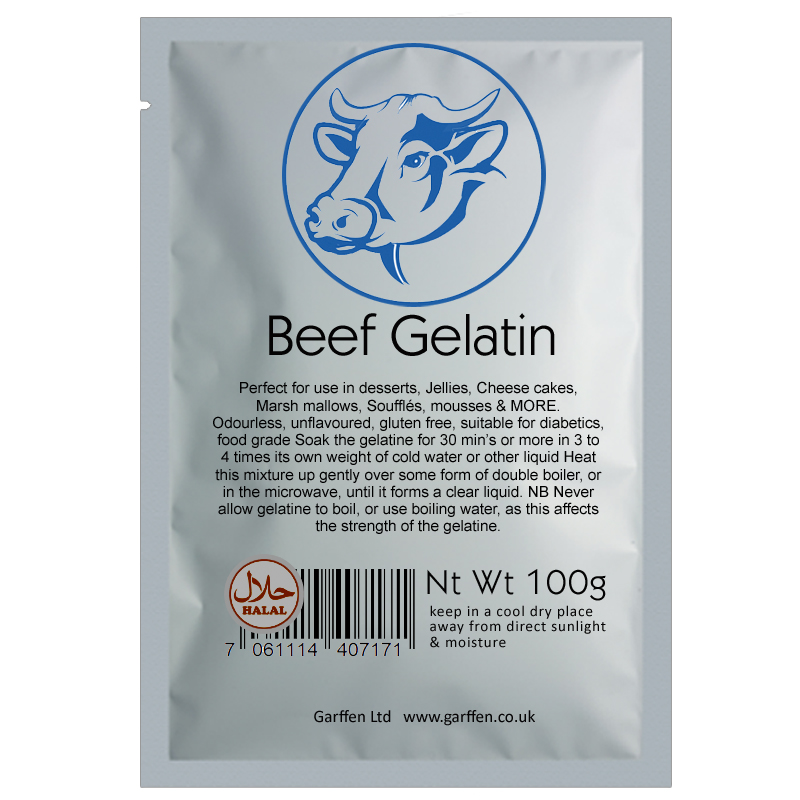Beef gelatine 260 bloom halal product