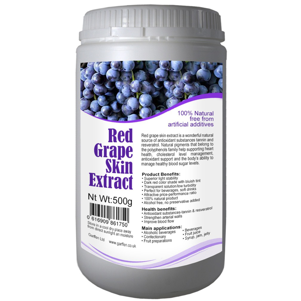 Grape skin anthocyanin extract