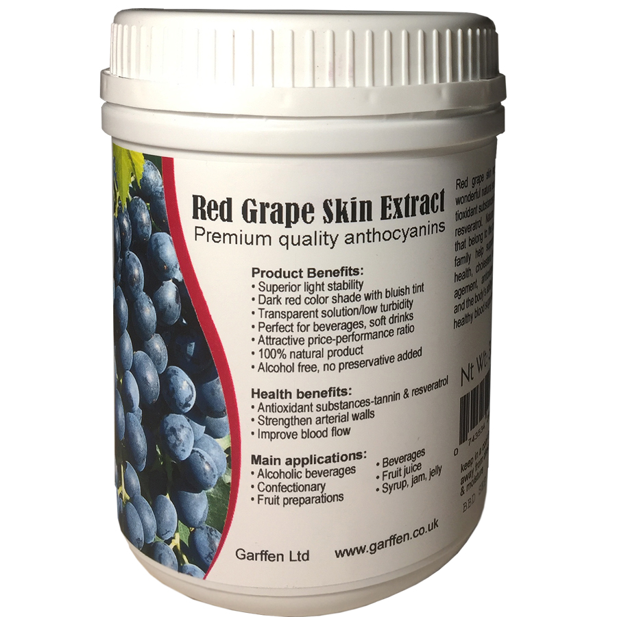 Grape skin extract- anthocyanins