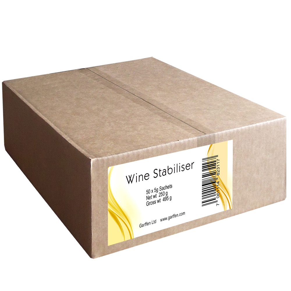  Stabiliser for Wine, Beer and Juices 50 Sachets/box  