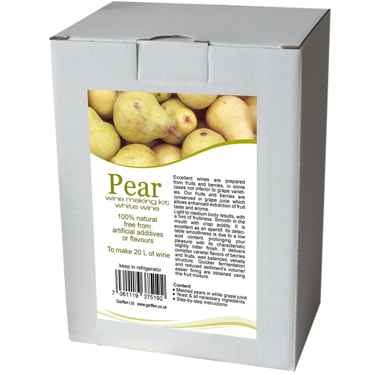 Pear wine making kit