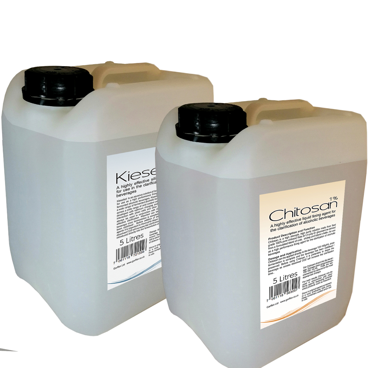 Kieselsol and Chitosan 5+5 litres