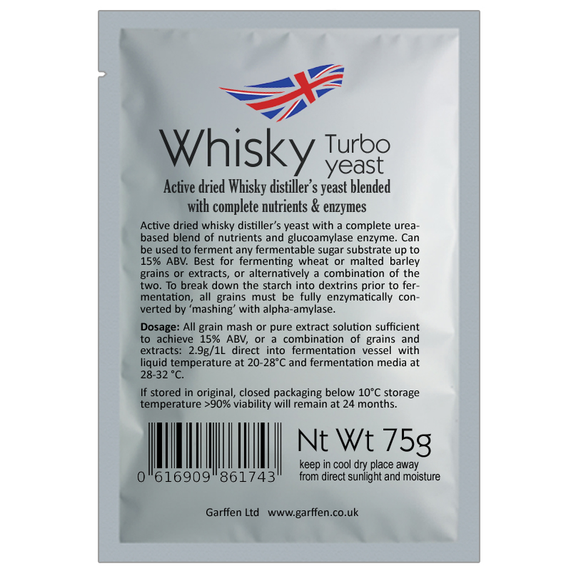 Whisky turbo yeast 100g