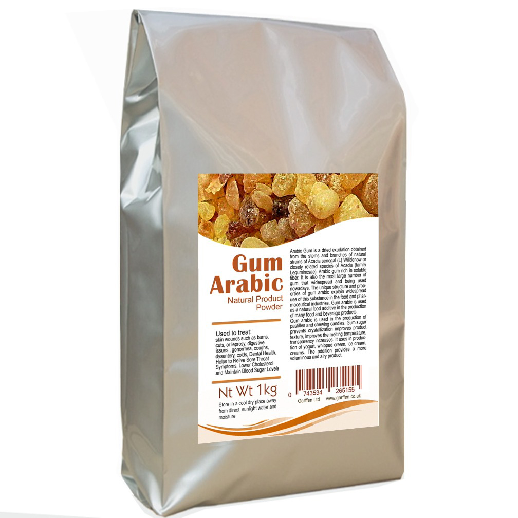 Gum arabic powder