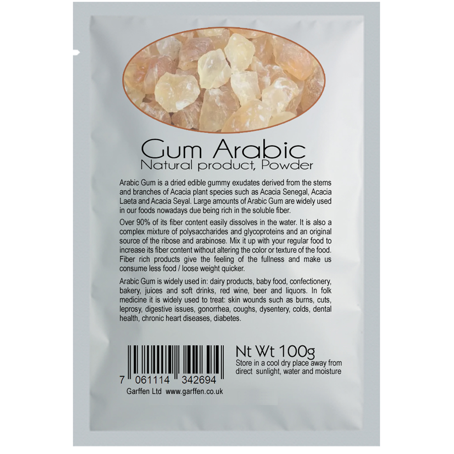 Gum arabic powder