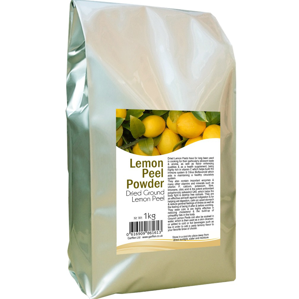 Lemon peel powder