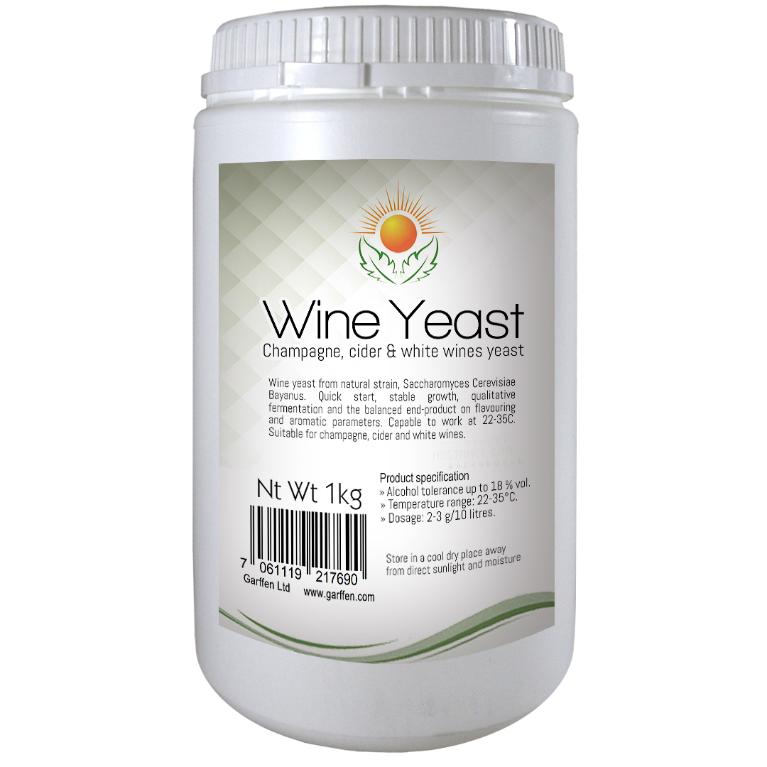 Wine Yeast 1kg Bayanus