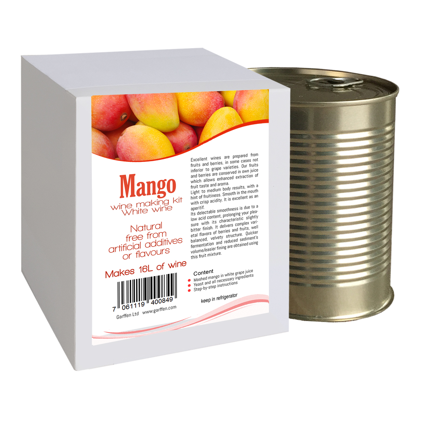 Mango wine making kit