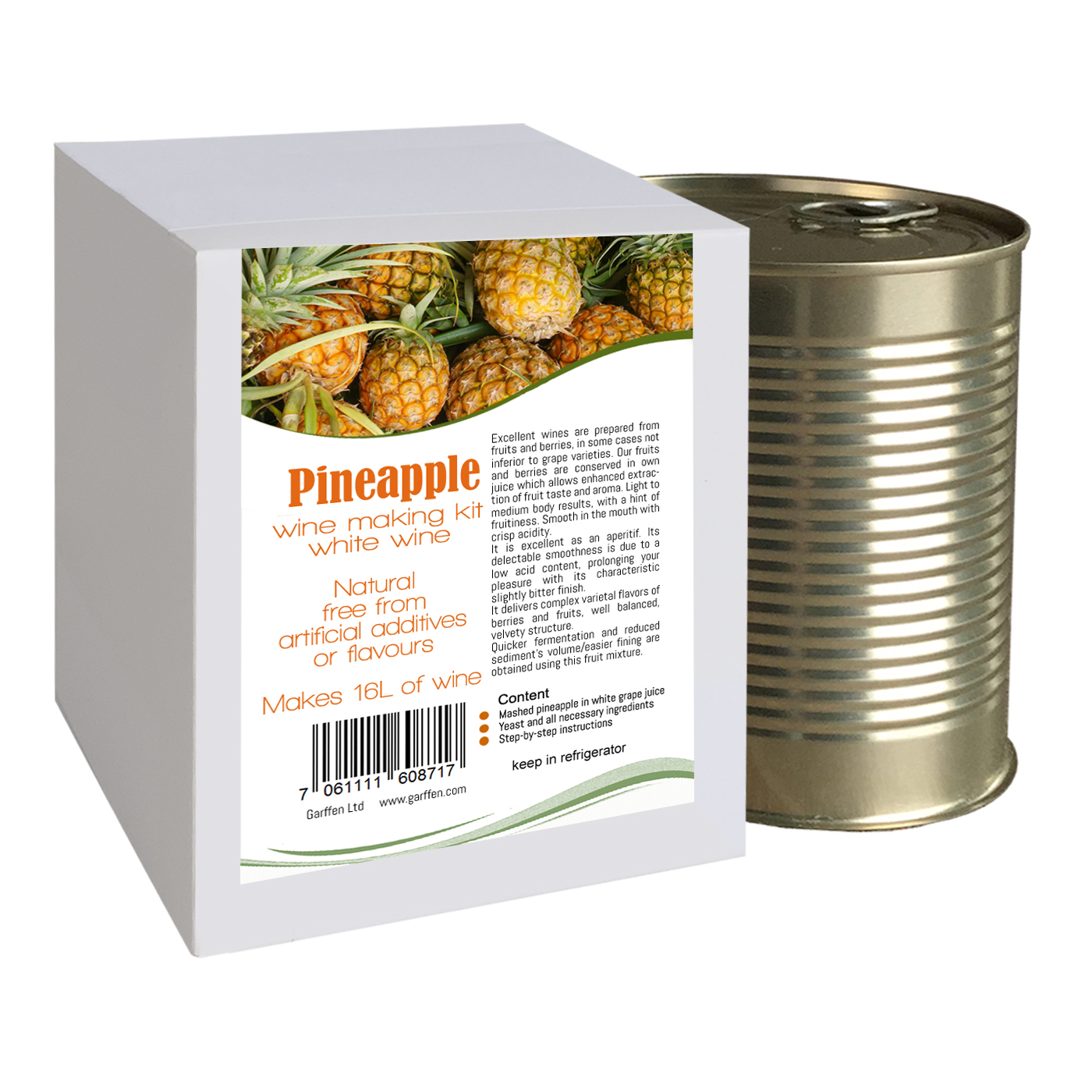 Pineapple wine making kit