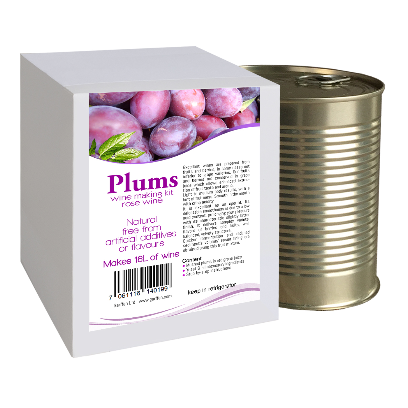 Plum wine making kit