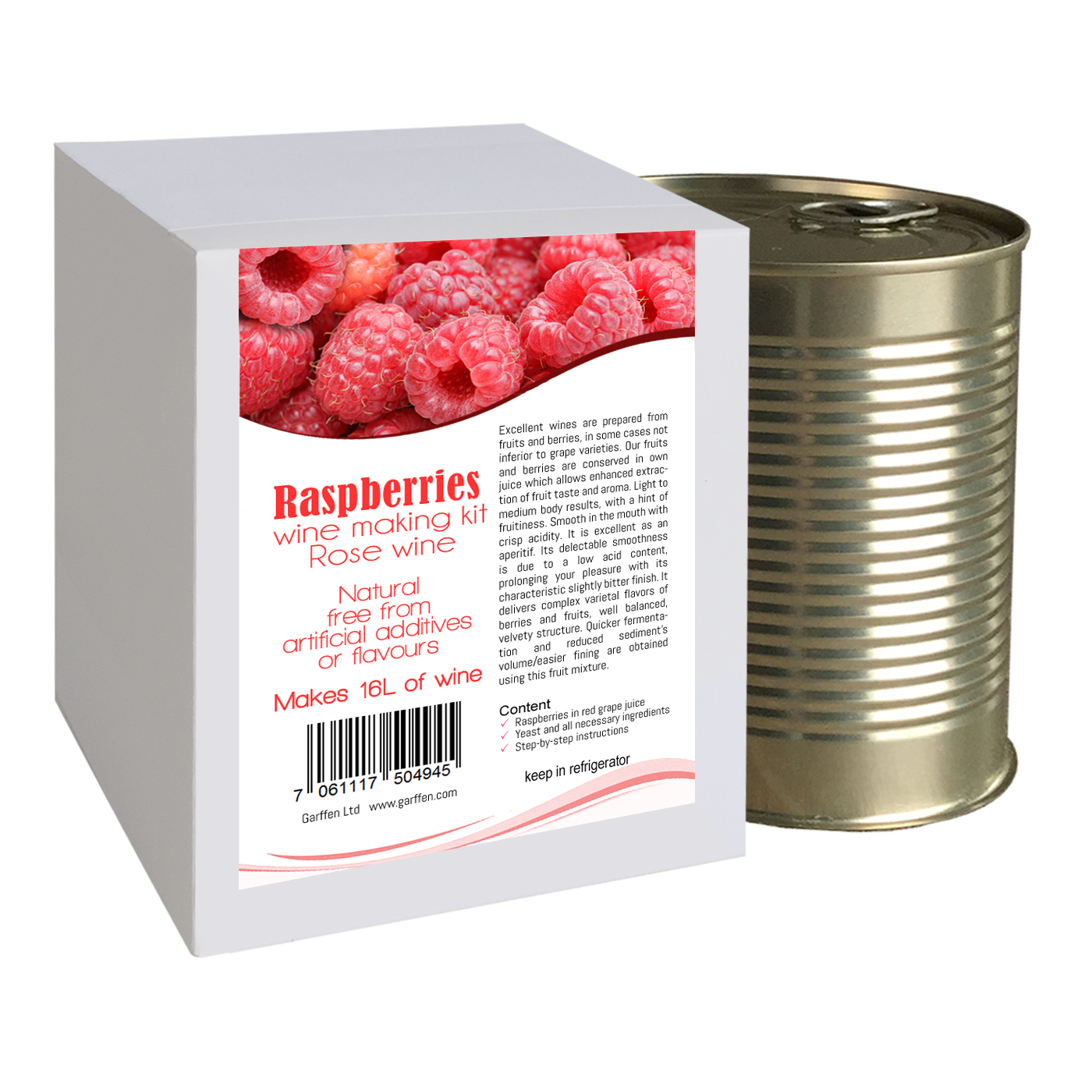 Raspberry wine making kit