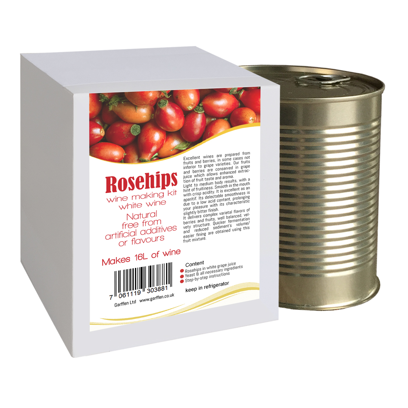 Rosehip wine making kit